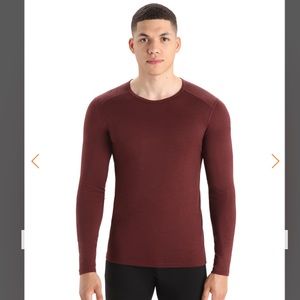 Icebreaker Men’s Merino 200 long sleeve crewe - size S